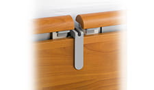 Accessoirehouder voor montage aan de zijplank