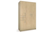 Eenpersoonskast met 3 deuren